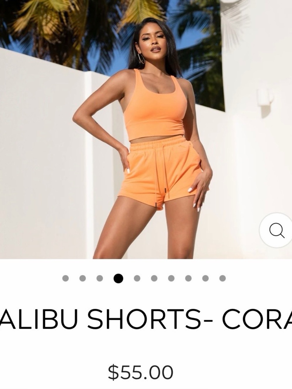 ASC Ashley Snell Malibu Shorts Women Small Orange 2.5” Inseam Buttery Soft Beach - Picture 9 of 9